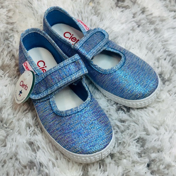 Cienta Other - Cienta Sparkling Blue Kids Sneakers